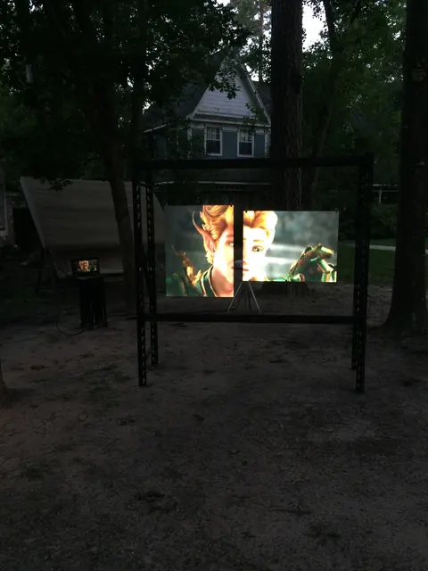 The same panels after dark. Everything that followed was an attempt to close this gap.