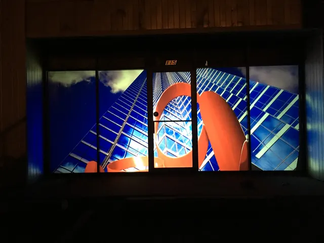 The same window from the pavement.