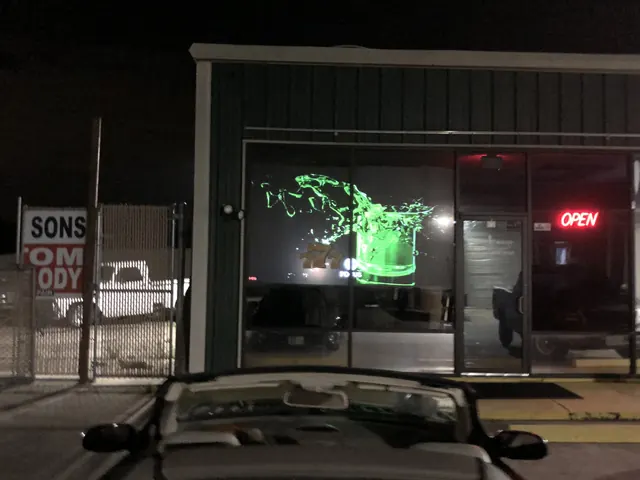 The storefront from the street.